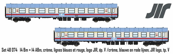 LS Models 48074 - 2pc Passenger Coach Set I4 Bm + I4 ABm